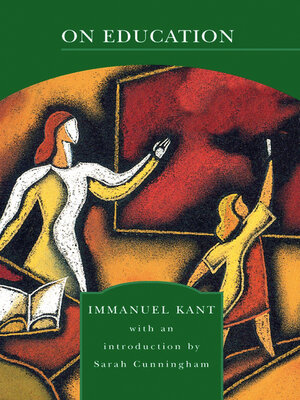 cover image of On Education (Barnes & Noble Library of Essential Reading)